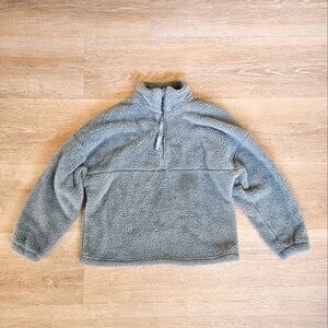 NWOT summer & rose Sherpa Fleece Half-Zip Pullover - Size Small/Medium